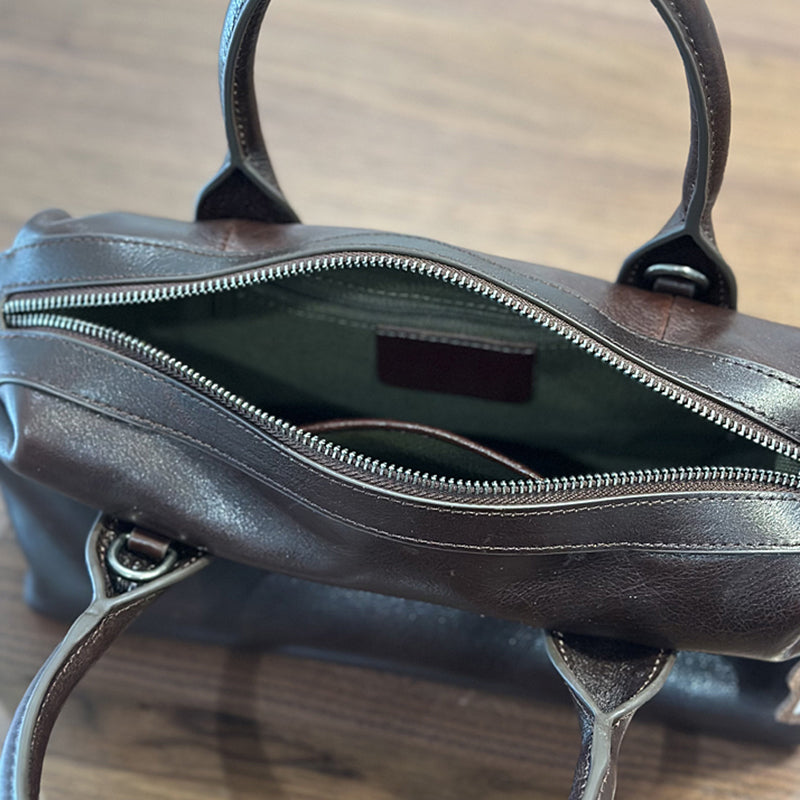 Leather City Boston Bag