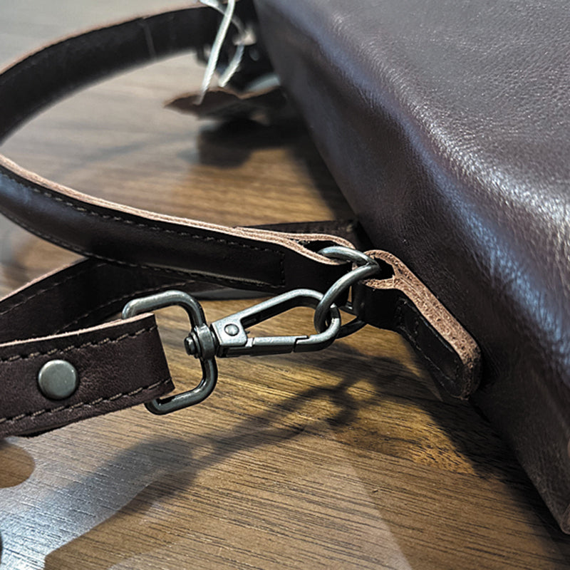 Vintage Handmade Leather Backpack for Women
