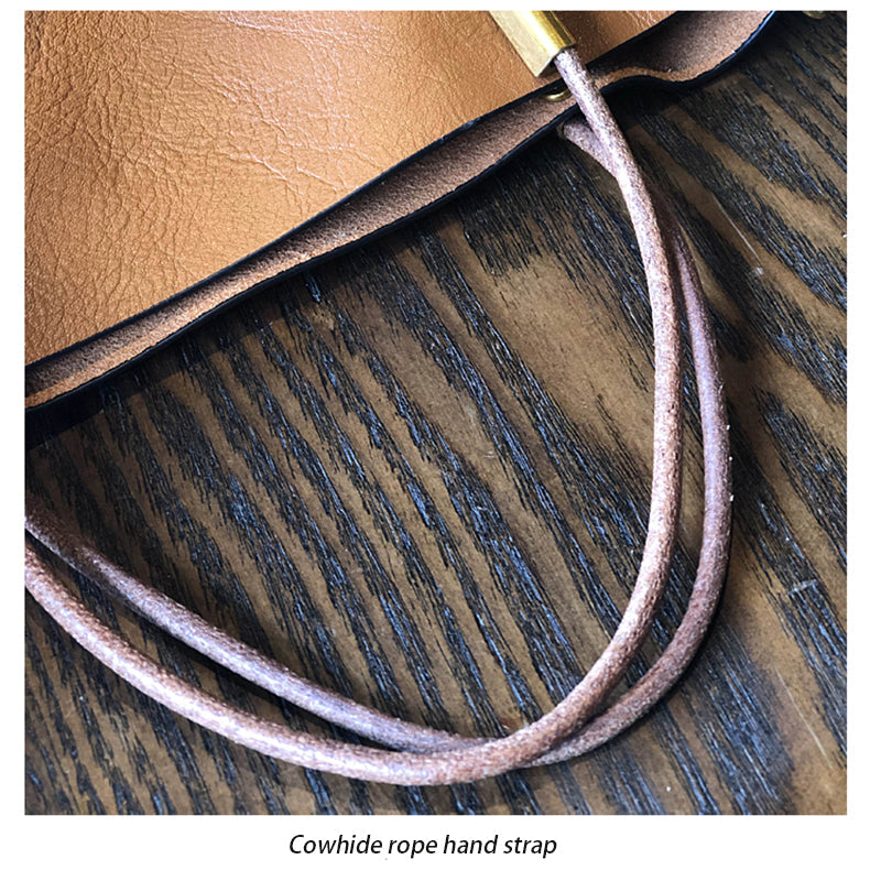 Retro Leather Satchel Crossbody