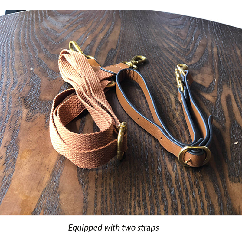 Retro Leather Satchel Crossbody