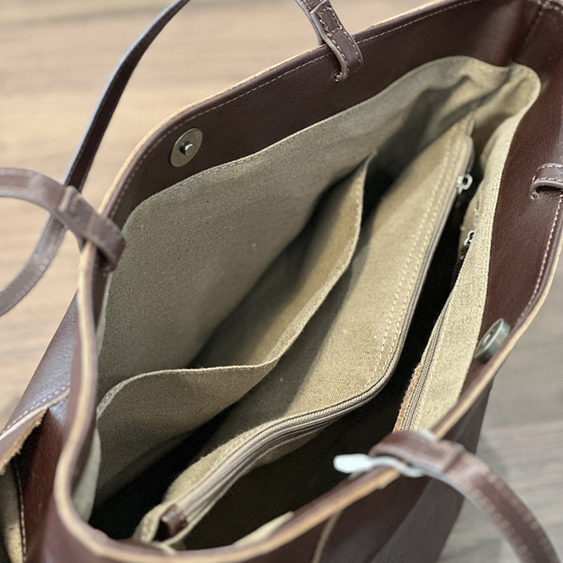 Everyday Full Grain Leather Tote
