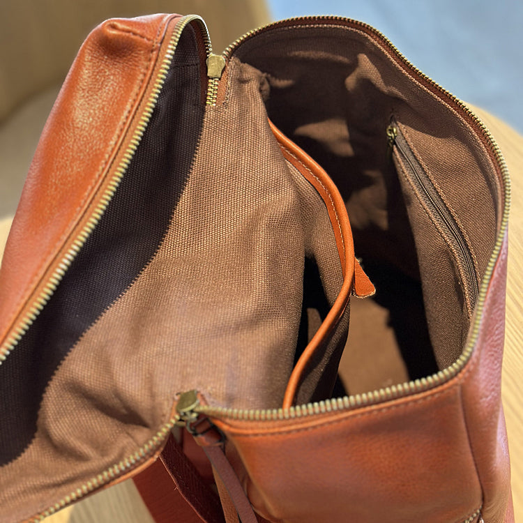 Leather Backpack Purse