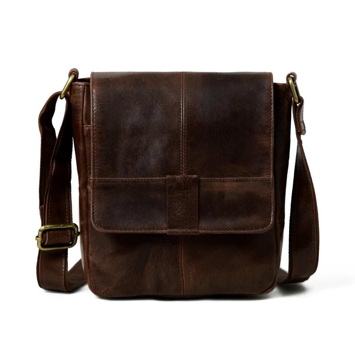 Brown Leather Crossbody Bag