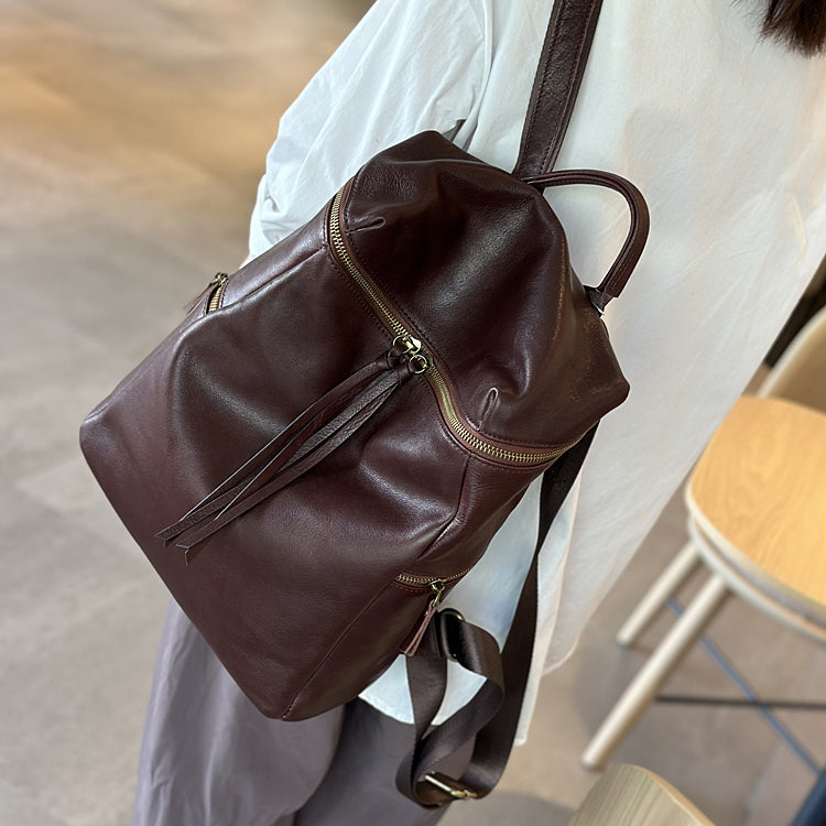 Leather Backpack Purse