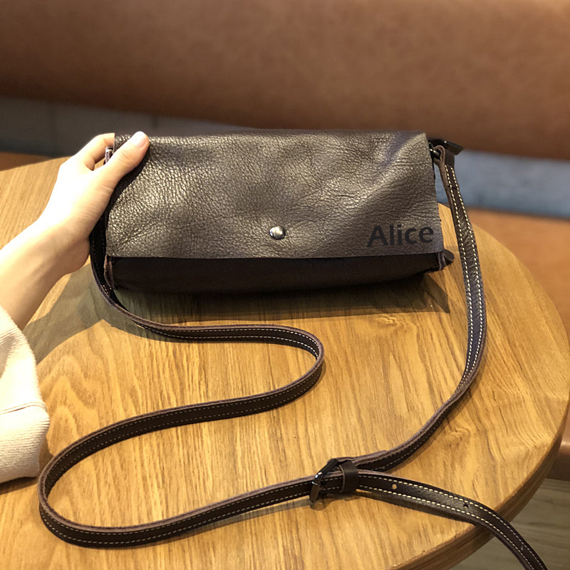 Leather Wallet Crossbody Purse