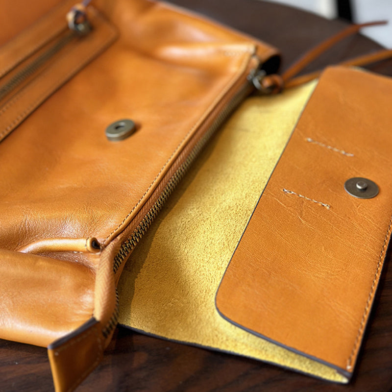 Handmade Leather Backpack for Women
