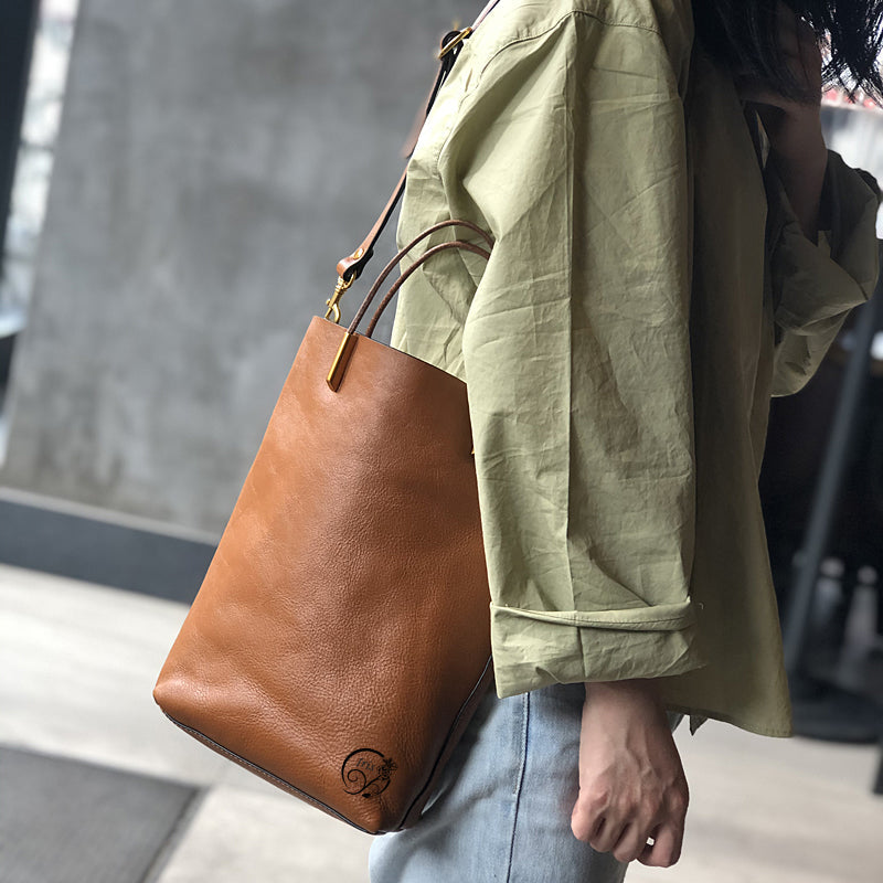 Retro Leather Satchel Crossbody