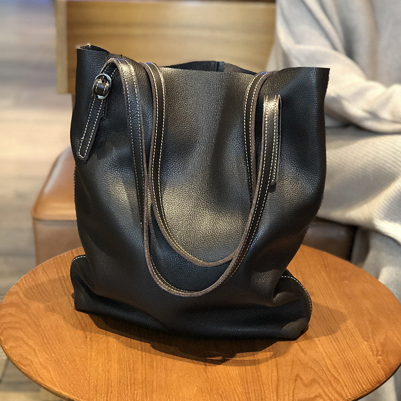 Full Grain Leather Shoulder Satchel