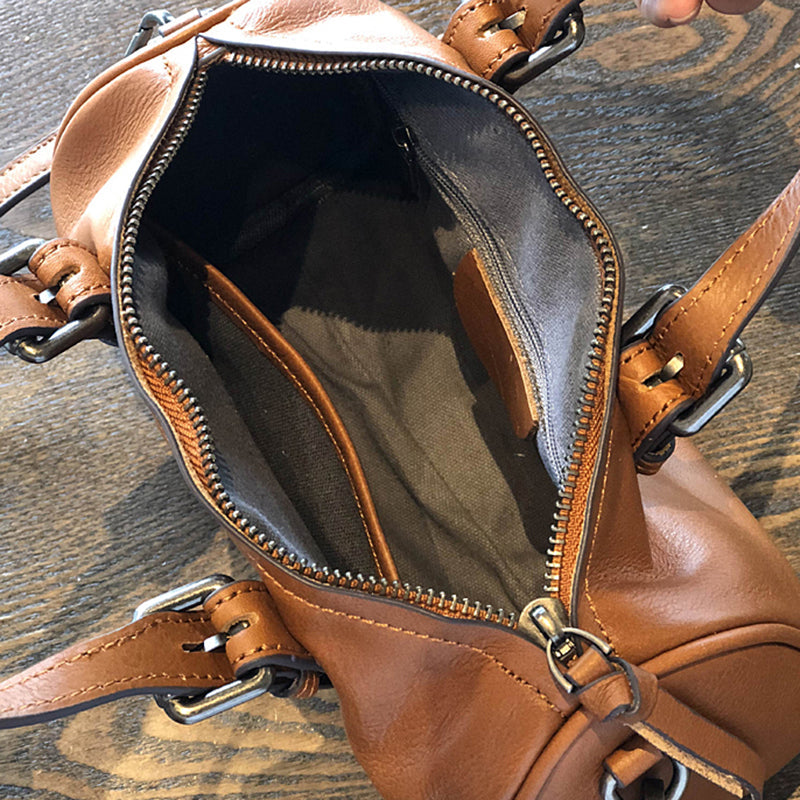 Leather Boston Bag