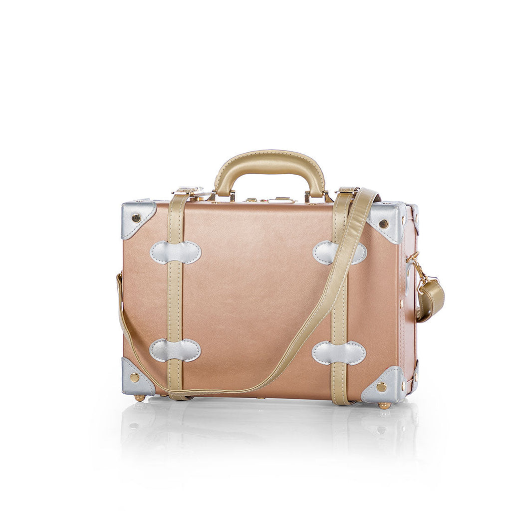 (Outlet) Minimalism Train Case - Rose Gold