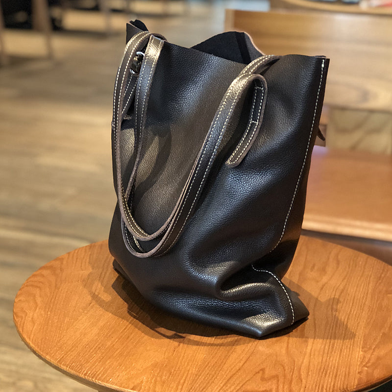 Full Grain Leather Shoulder Satchel