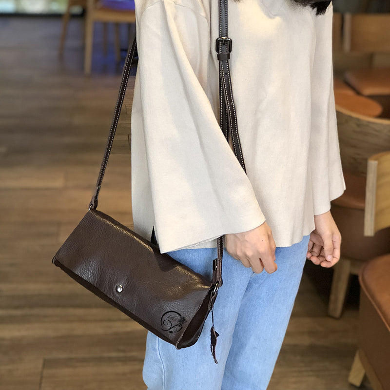 Leather Wallet Crossbody Purse