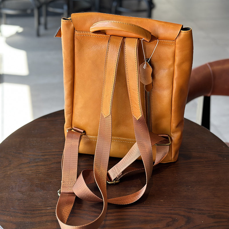 Handmade Leather Backpack for Women