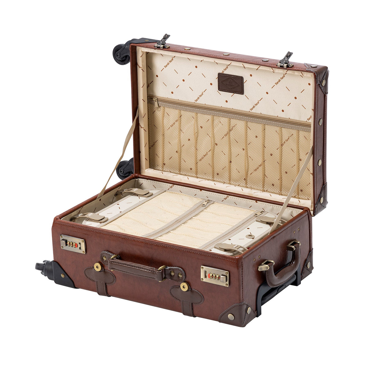 SarahFace 2 Pieces Luggage Set - Brown's