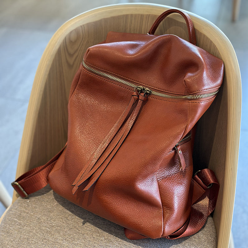 Leather Backpack Purse