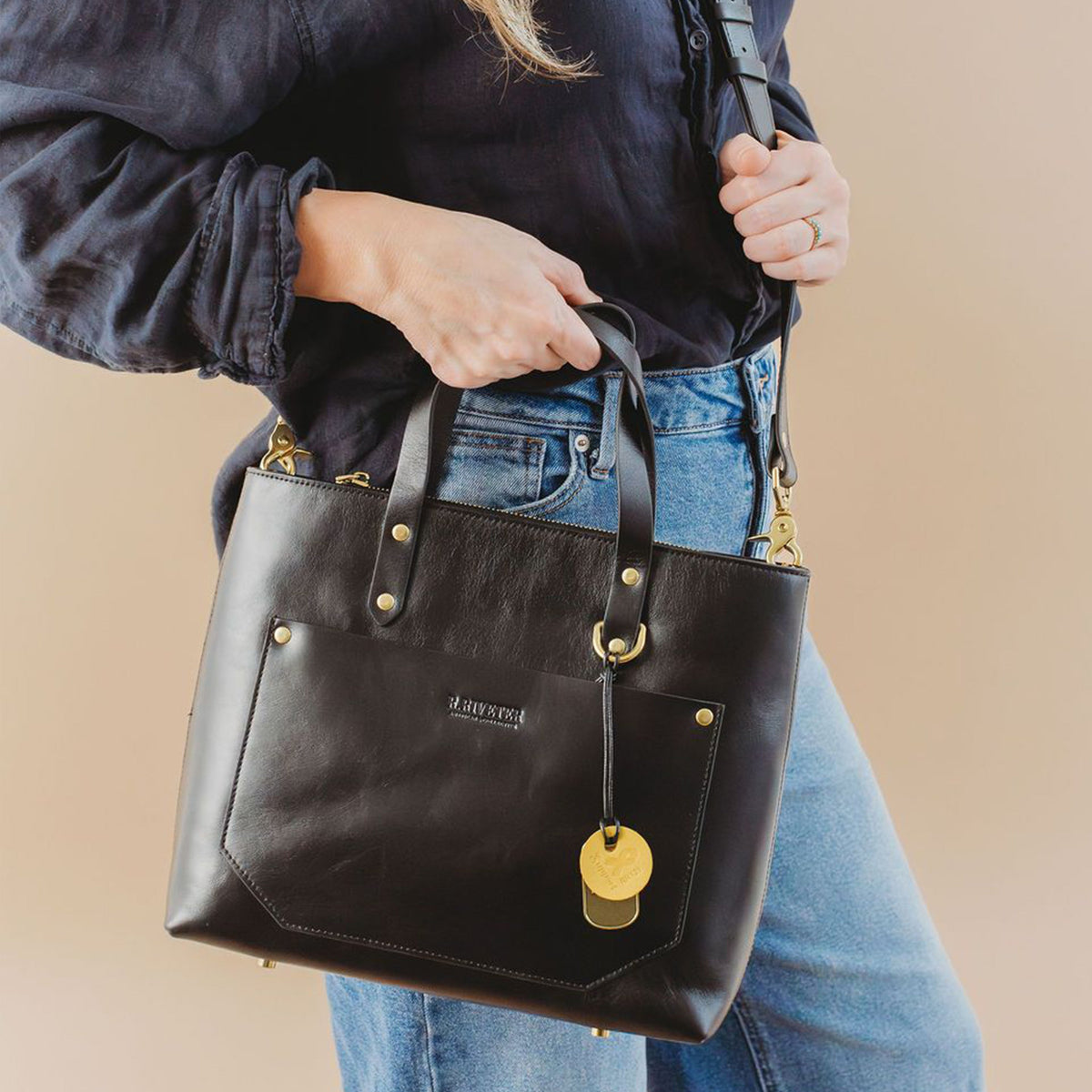 Marcy |  Matte Black Leather