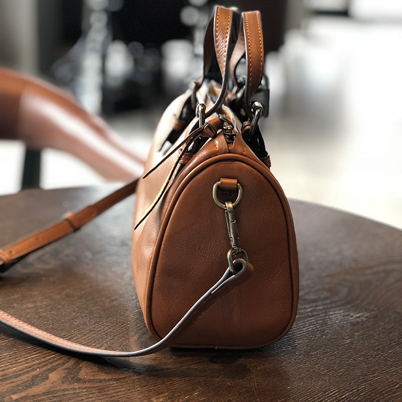 Leather Boston Bag
