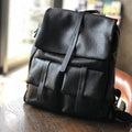 Full Grain Leather Laptop Backpack Purse