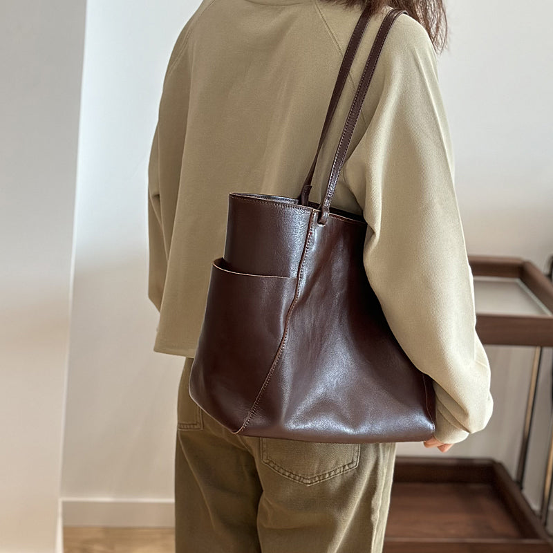 Everyday Full Grain Leather Tote
