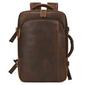 Convertible Leather Travel Backpack
