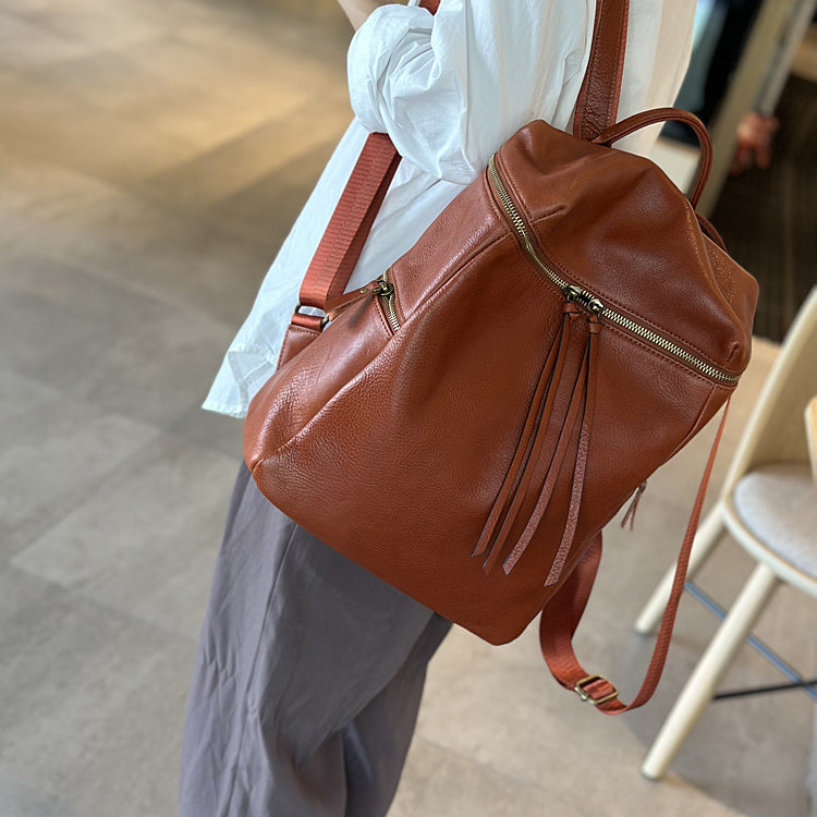 Leather Backpack Purse