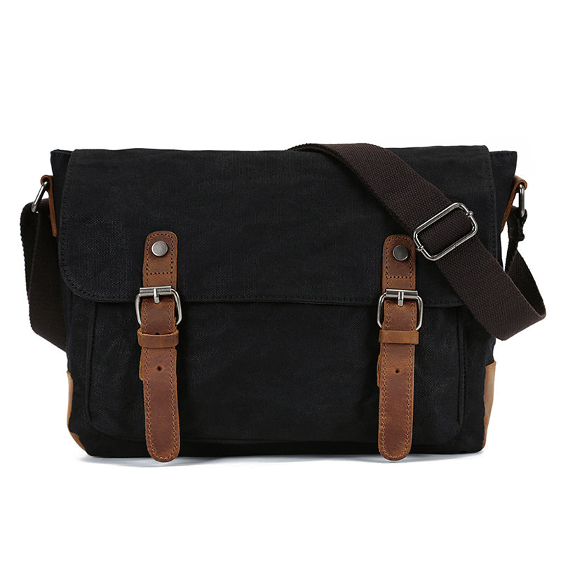 Waxed Canvas Courier Bag