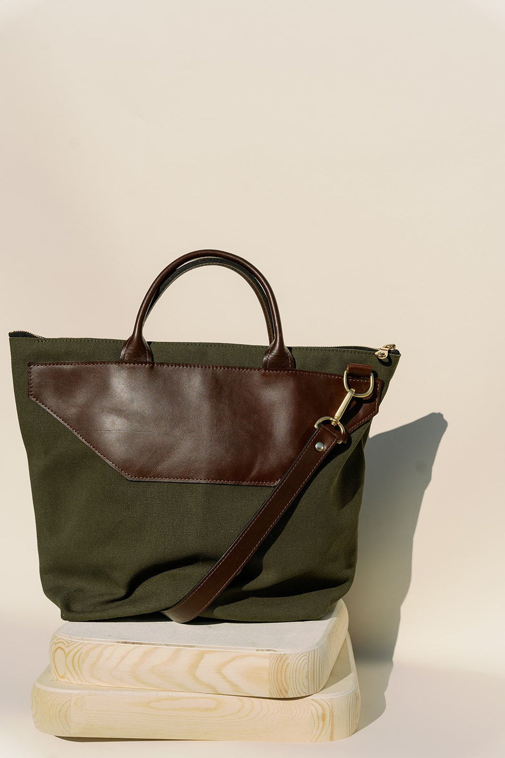 S&D Alexander | Fatigue Canvas + Brown Leather