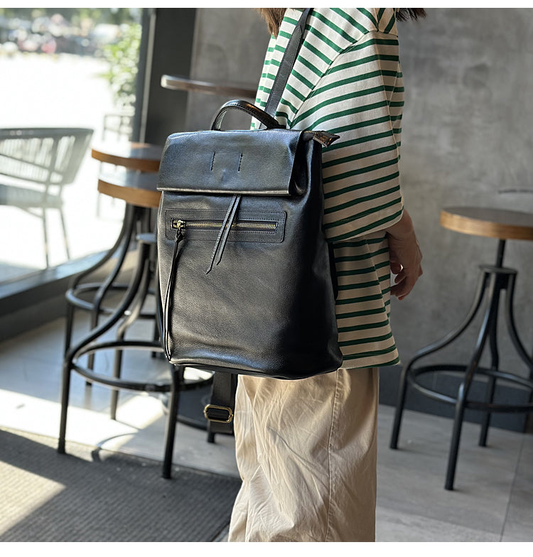 Handmade Leather Backpack for Women