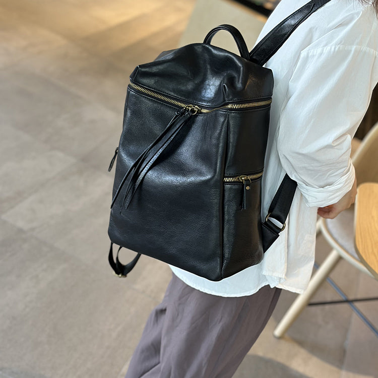 Leather Backpack Purse