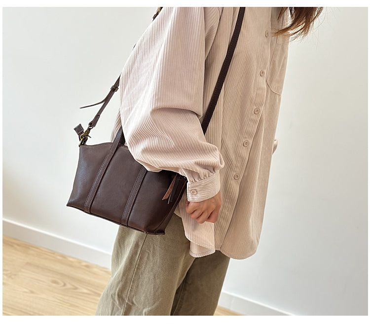 Small Leather Top Handle Bag