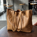 Large Leather Work Tote