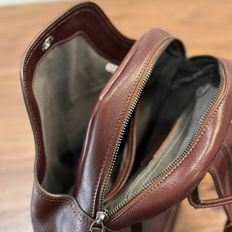 Mini Leather Backpack