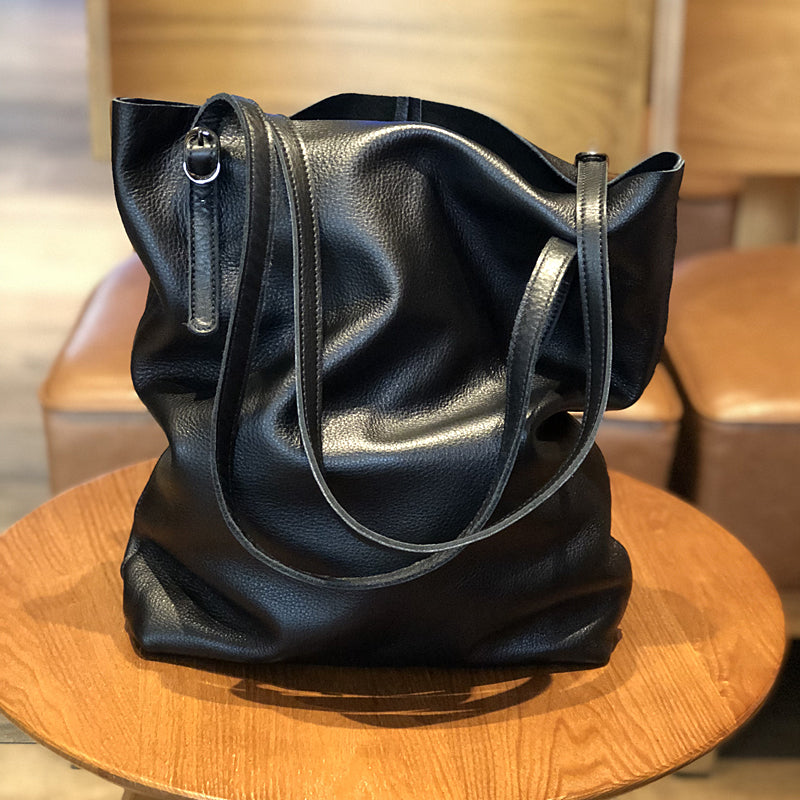 Full Grain Leather Shoulder Satchel