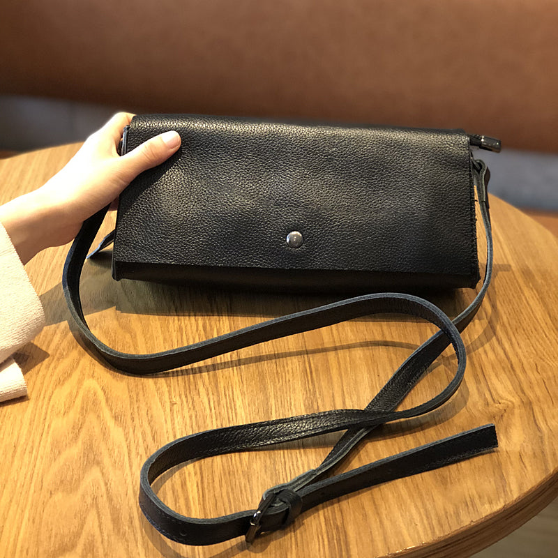 Leather Wallet Crossbody Purse