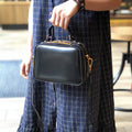 Small Leather Box Crossbody