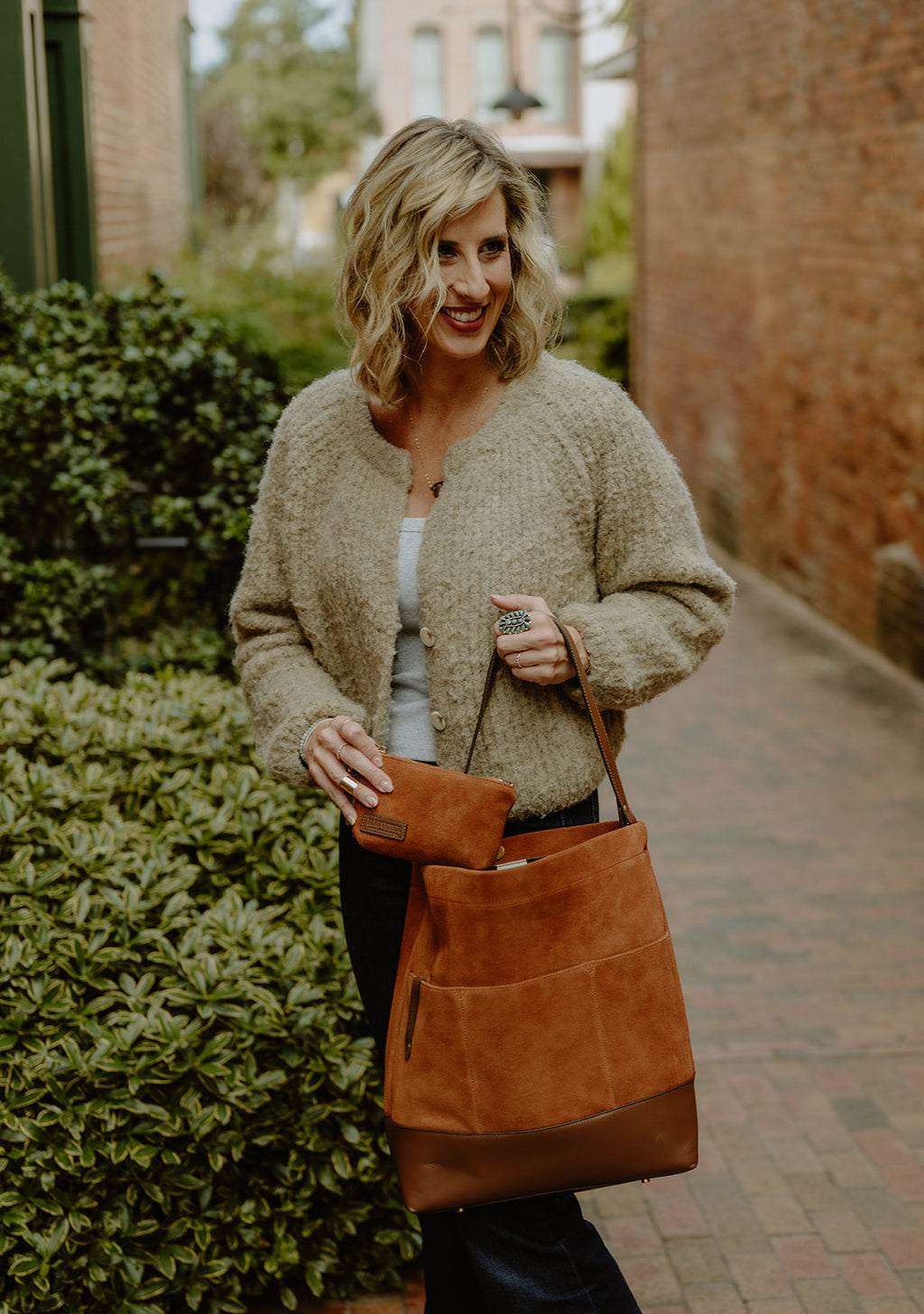 Doyle | Rust Suede + Saddle Brown