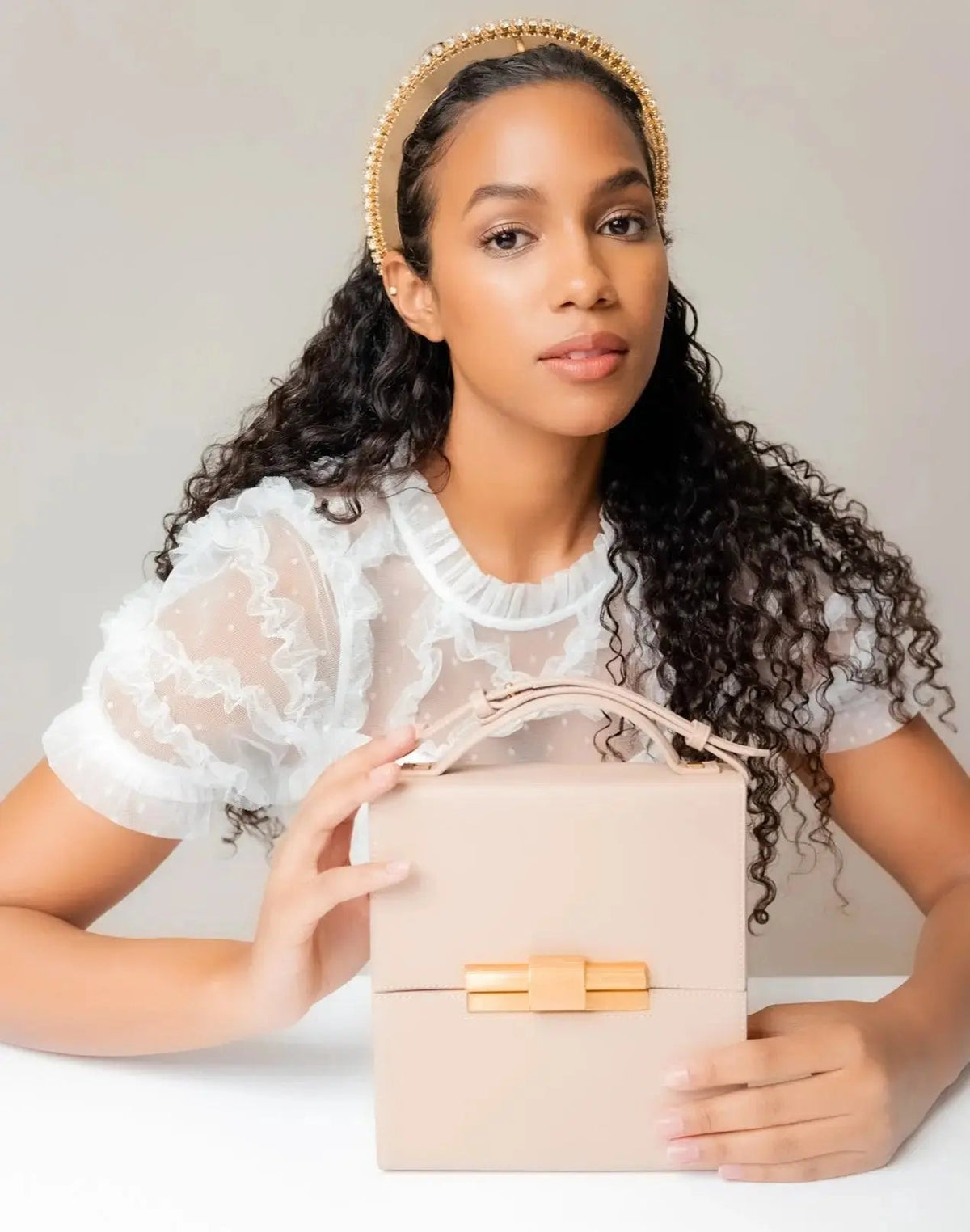 THE NINA CIGAR BOX BAG (FINAL SALE)