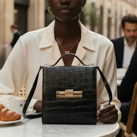 THE NINA CIGAR BOX BAG (FINAL SALE)