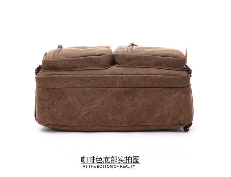 Convertible Canvas Briefcase Backpack