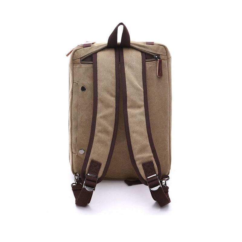 Convertible Canvas Briefcase Backpack