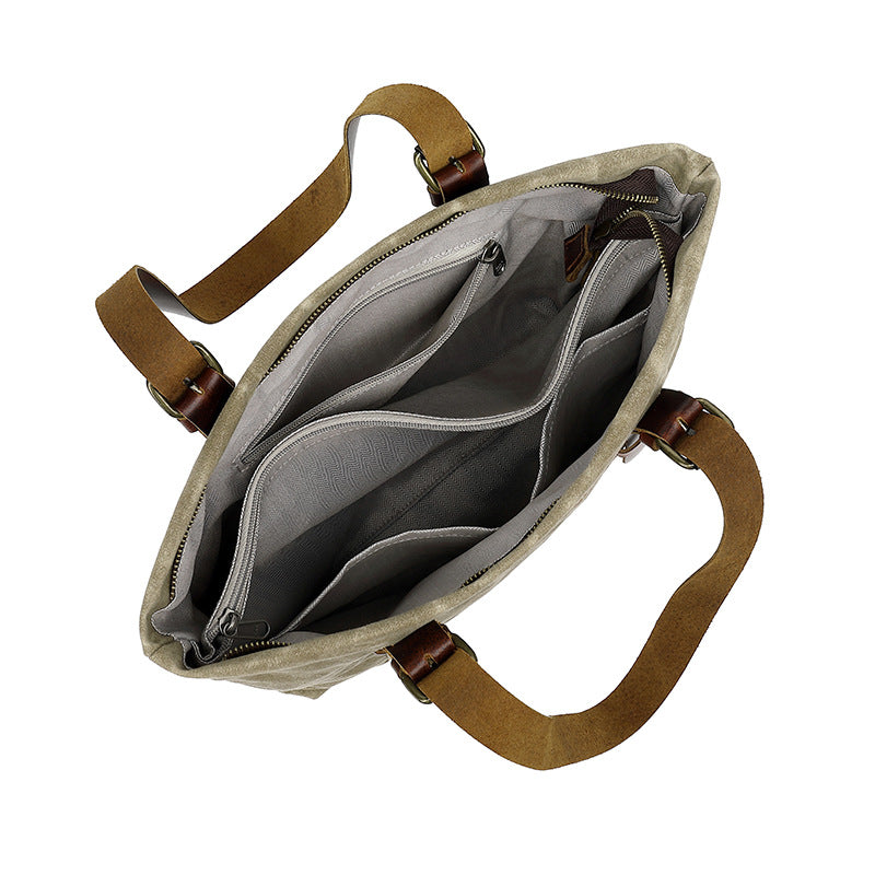 Water-Resistant Canvas Tote
