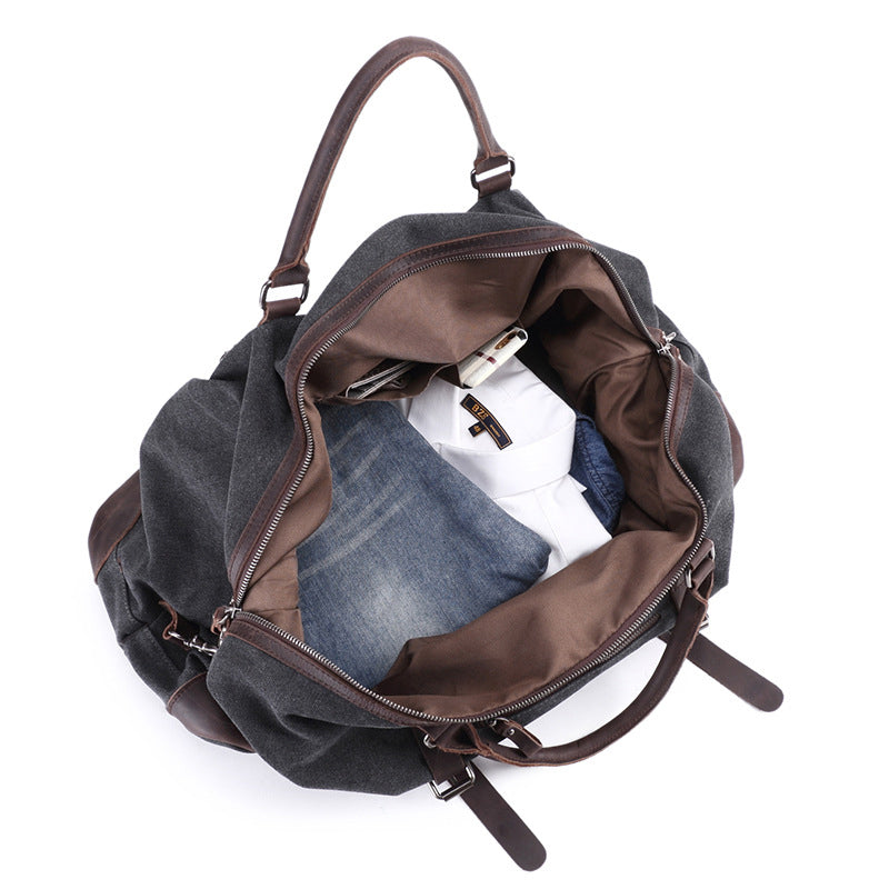 Canvas and Leather Weekender