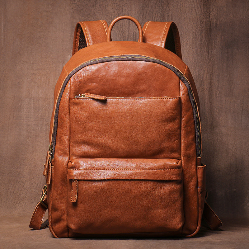 Full Grain Leather Work Backpack