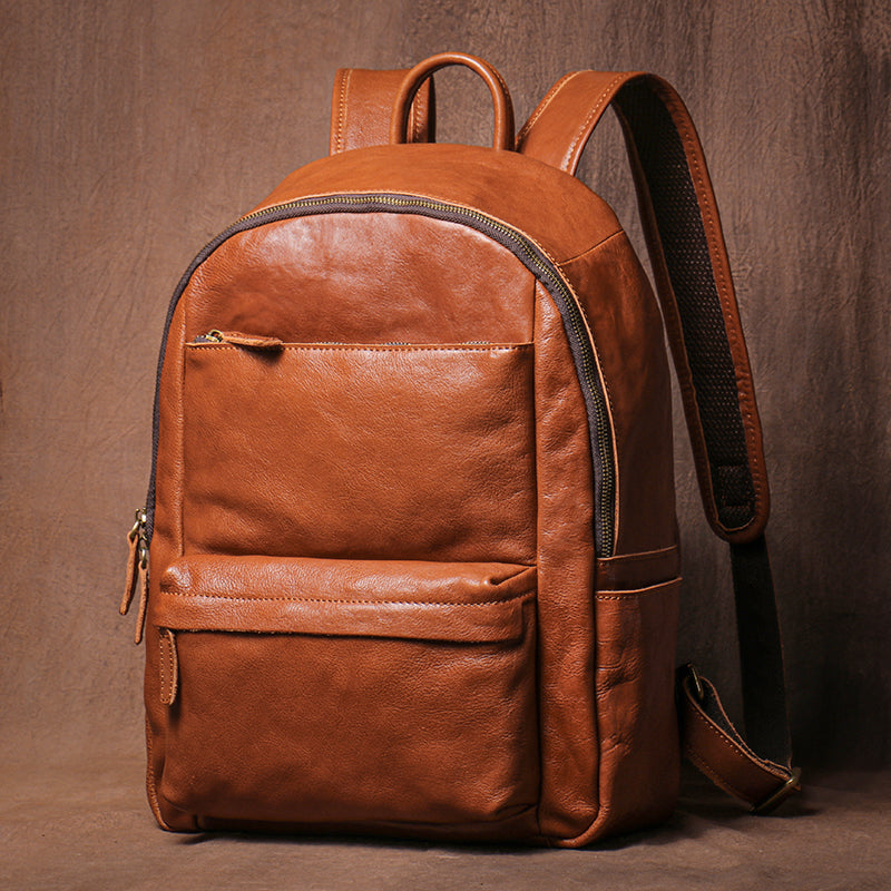 Full Grain Leather Work Backpack