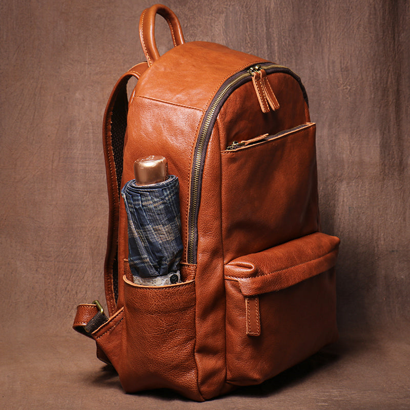 Full Grain Leather Work Backpack