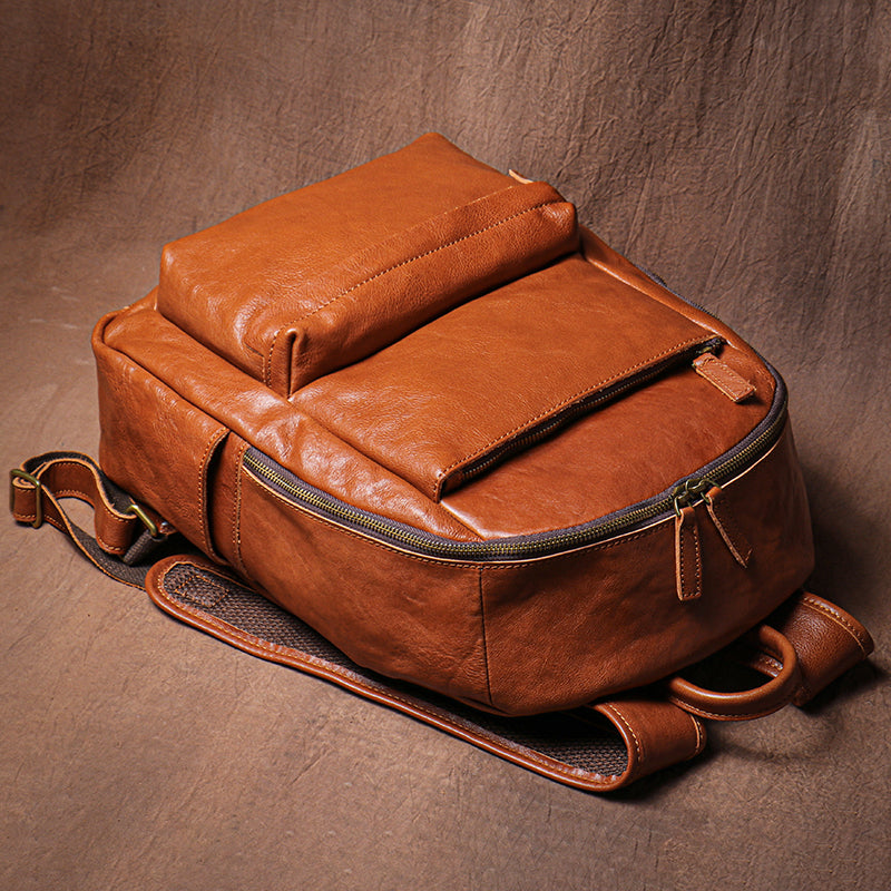 Full Grain Leather Work Backpack