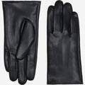 Ethan (black) – Vegan leather gloves with warm fleece lining & touchscreen feature