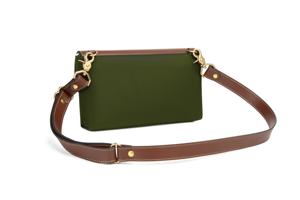 Patton | Fatigue Nylon + Brown Leather
