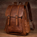 Handmade Leather Travel Rucksack