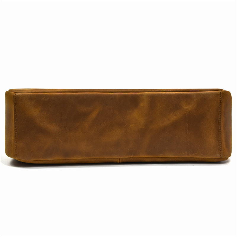 Premium Leather Laptop Briefcase